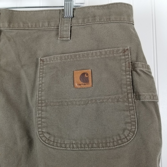 Carhartt Men's Carpenter Shorts Original Fit Brown Tan Size 42 Inseam 10" - Picture 2 of 7